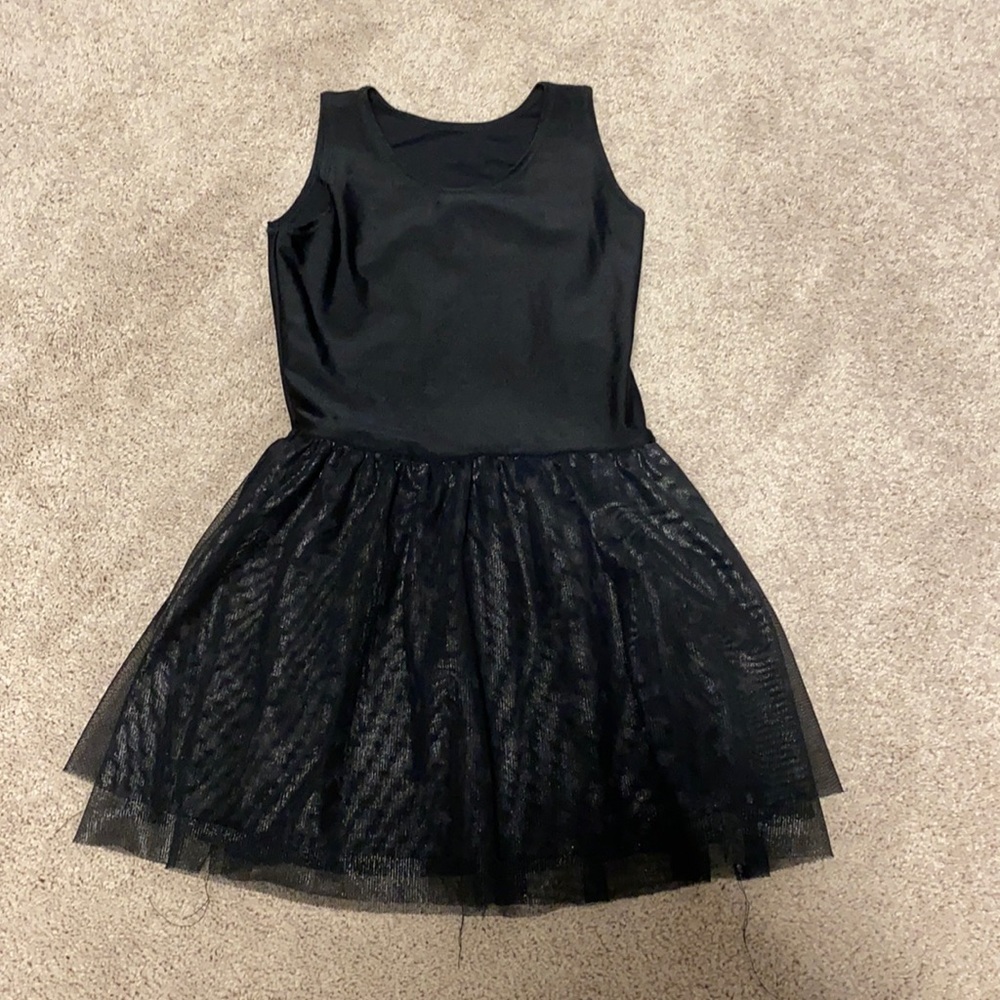 Terez black sheer star dress